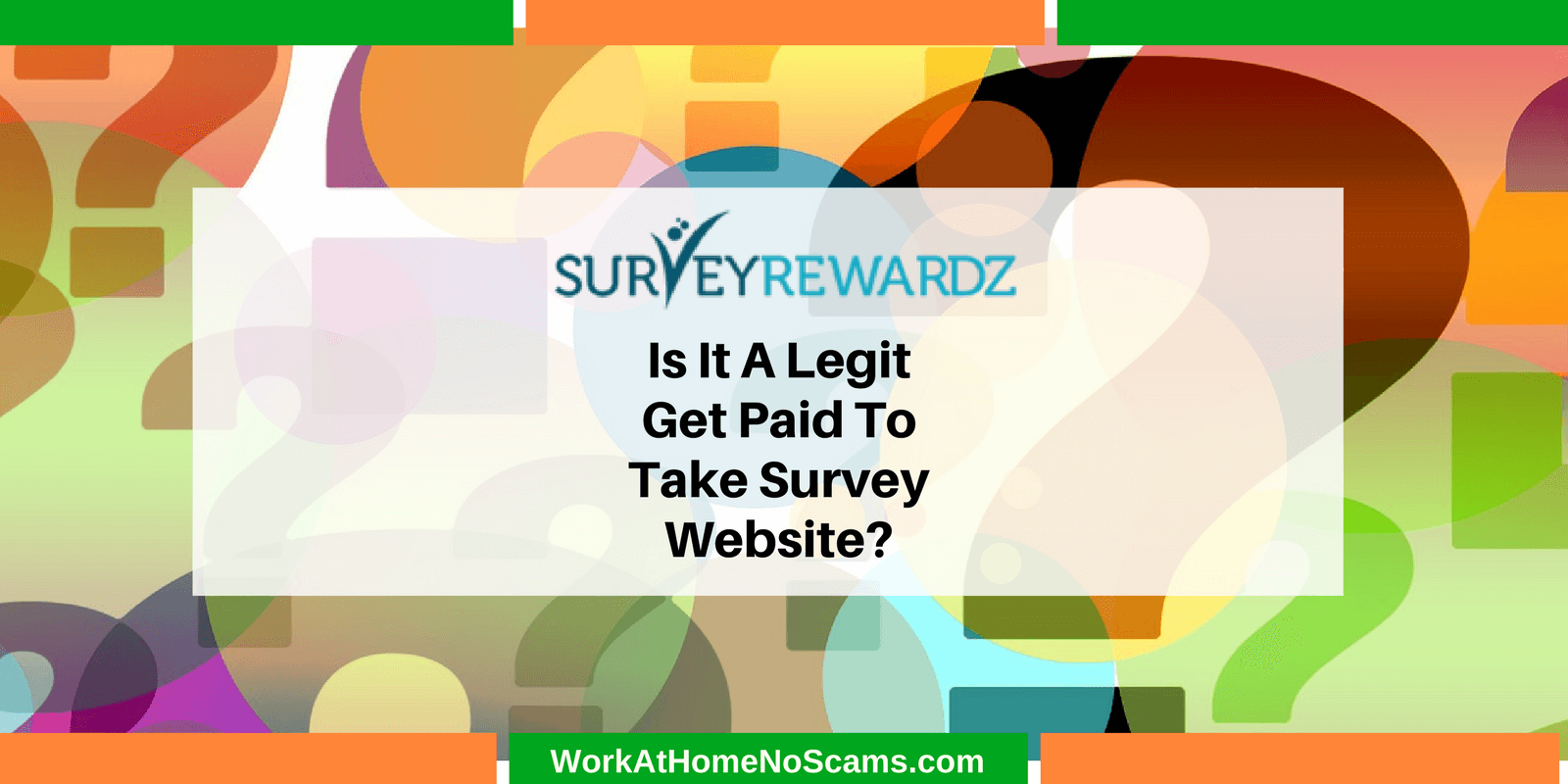 Survey Rewardz Is it a Time Wasting Scam or Legit? Work At Home No Scams